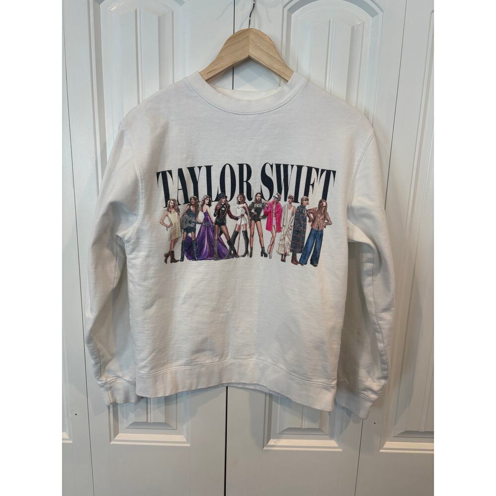 Taylor Swift Midnights White Sweatshirt Size XS